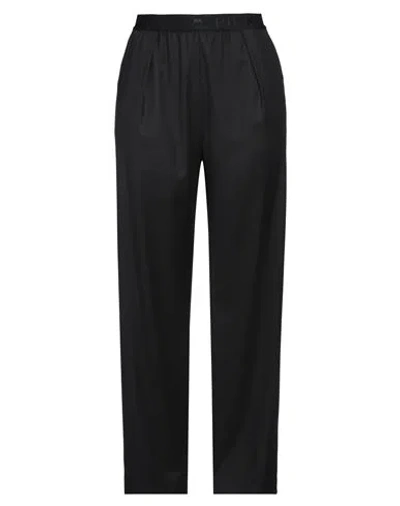 Pinko Woman Pants Black Size 12 Wool, Polyester, Viscose, Elastane, Acrylic