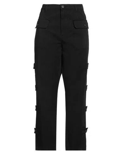 Pinko Woman Pants Black Size 16 Cotton