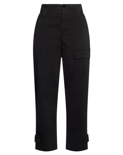 Pinko Woman Pants Black Size 2 Cotton, Elastane