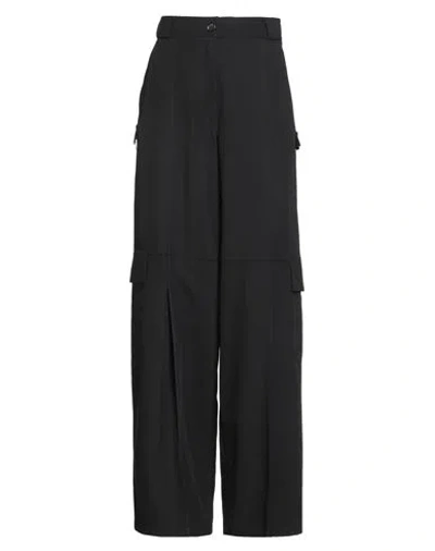 Pinko Woman Pants Black Size 2 Polyester, Viscose, Elastane