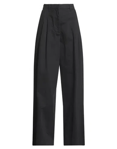 Pinko Woman Pants Black Size 4 Cotton