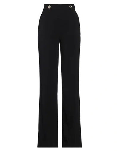 Pinko Woman Pants Black Size 4 Polyester, Elastane