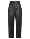 Pinko Woman Pants Black Size 4 Viscose, Polyester, Wool, Polyamide, Elastane In Black