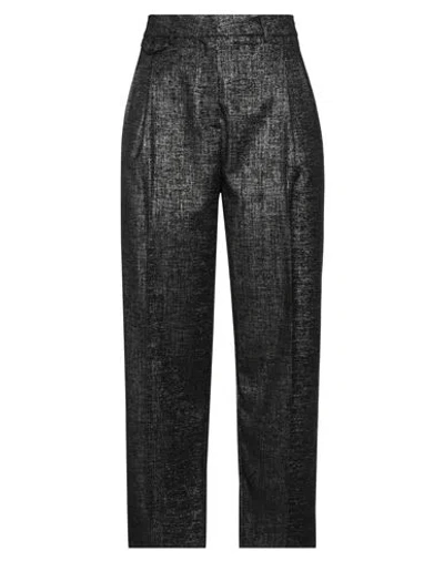 Pinko Woman Pants Black Size 4 Viscose, Polyester, Wool, Polyamide, Elastane