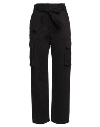 Pinko Woman Pants Black Size 10 Cotton