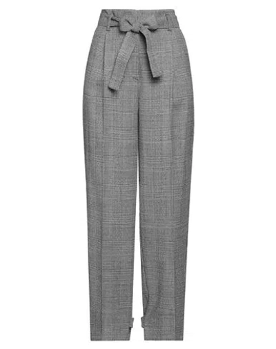 Pinko Woman Pants Black Size 6 Virgin Wool, Polyethylene, Elastane