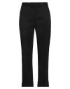 Pinko Woman Pants Black Size 8 Linen, Viscose, Elastane
