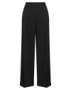 Pinko Woman Pants Black Size 8 Polyester, Wool, Elastane In Black