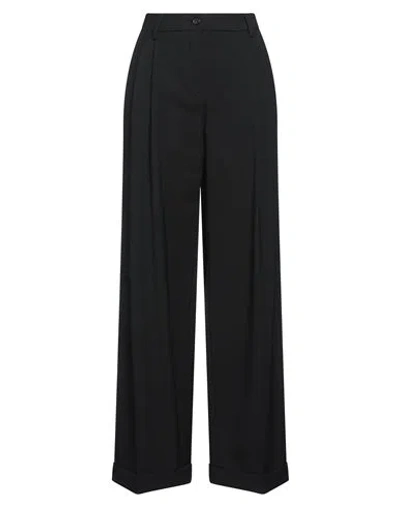 Pinko Woman Pants Black Size 8 Polyester, Wool, Elastane
