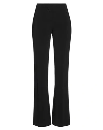 Pinko Technical Stretch Viscose Cady Pants In Black