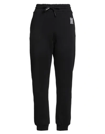 PINKO PINKO WOMAN PANTS BLACK SIZE L COTTON, ELASTANE, POLYESTER