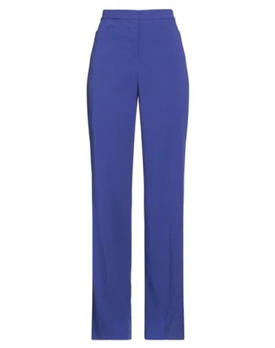 Pinko Woman Pants Blue Size 4 Polyester, Elastane