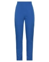 Pinko Woman Pants Bright Blue Size 6 Polyester, Elastane