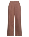 Pinko Woman Pants Brown Size 2 Polyester, Acrylic, Wool, Viscose, Elastane