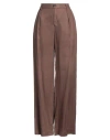 Pinko Woman Pants Brown Size 8 Lyocell In Brown