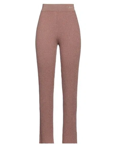 Pinko Woman Pants Brown Size L Viscose, Polyamide, Polyester