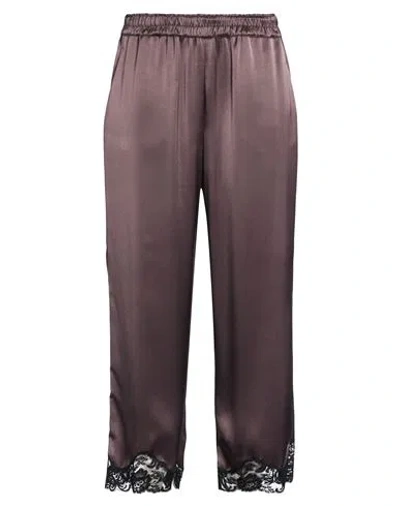 Pinko Woman Pants Brown Size M Acetate, Polyester