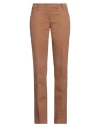 Pinko Woman Pants Camel Size 10 Cotton, Cashmere, Elastane In Neutral