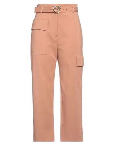 Pinko Woman Pants Camel Size 8 Viscose, Polyamide, Elastane In Beige