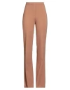Pinko Woman Pants Camel Size 8 Viscose, Polyamide, Elastane