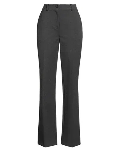 Pinko Woman Pants Charcoal Size 12 Viscose, Nylon, Elastane In Gray