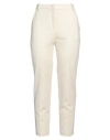 Pinko Woman Pants Beige Size 8 Viscose, Polyamide, Elastane In White