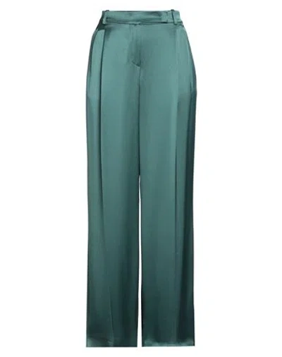 Pinko Woman Pants Dark Green Size 10 Acetate, Polyester