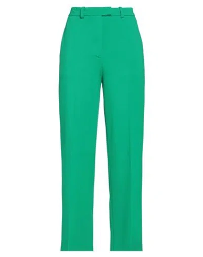 Pinko Woman Pants Emerald Green Size 2 Viscose, Polyamide, Elastane