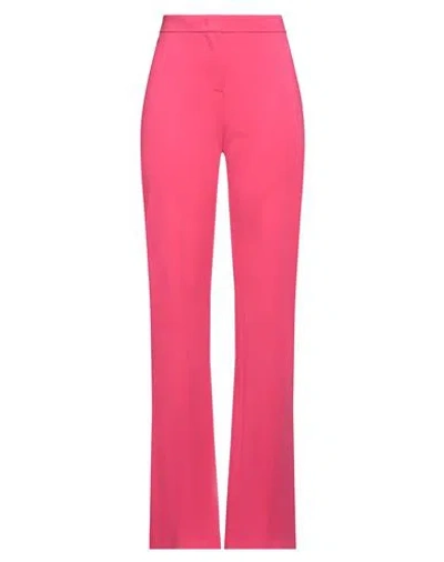 PINKO PINKO WOMAN PANTS FUCHSIA SIZE 8 VISCOSE, POLYAMIDE, ELASTANE