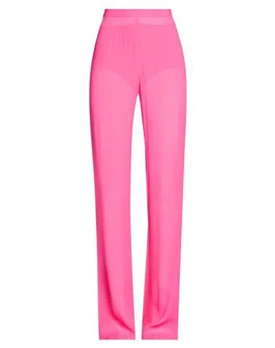 Pinko Woman Pants Fuchsia Size 6 Polyamide