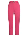 Pinko Woman Pants Fuchsia Size 6 Viscose, Polyamide, Elastane In Pink