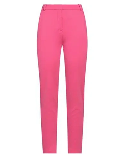 PINKO PINKO WOMAN PANTS FUCHSIA SIZE 6 VISCOSE, POLYAMIDE, ELASTANE