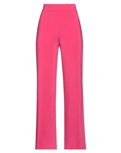PINKO PINKO WOMAN PANTS FUCHSIA SIZE 8 POLYAMIDE, VISCOSE, ELASTANE