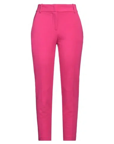 PINKO PINKO WOMAN PANTS FUCHSIA SIZE 8 POLYESTER, ELASTANE