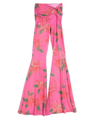 Pinko Woman Pants Fuchsia Size L Polyester, Elastane