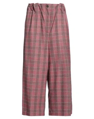 Pinko Woman Pants Garnet Size 10 Polyester, Acrylic, Wool, Viscose, Elastane In Red