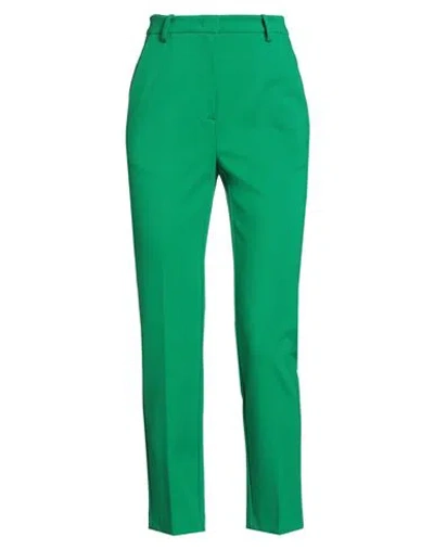 PINKO PINKO WOMAN PANTS GREEN SIZE 0 VISCOSE, POLYAMIDE, ELASTANE