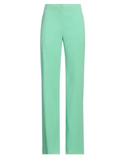 Pinko Woman Pants Green Size 6 Polyester, Elastane In Green