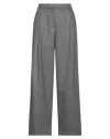 Pinko Woman Pants Grey Size 8 Polyester, Acrylic, Wool, Viscose, Elastane In Grey