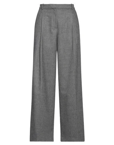 Pinko Woman Pants Grey Size 8 Polyester, Acrylic, Wool, Viscose, Elastane In Gray