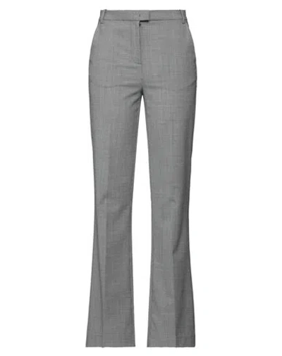 Pinko Woman Pants Grey Size 8 Polyester, Wool