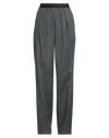 Pinko Woman Pants Grey Size 8 Wool, Polyester, Viscose, Elastane, Acrylic