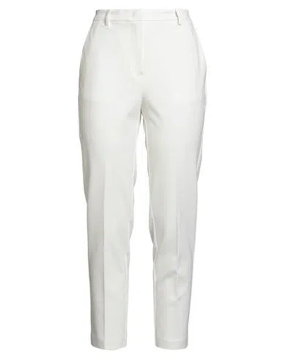 Pinko Woman Pants Ivory Size 6 Viscose, Polyamide, Elastane In White