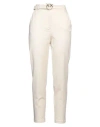Pinko Woman Pants Ivory Size 8 Polyester, Elastane In White