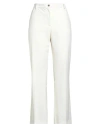 Pinko Woman Pants Ivory Size 8 Polyester, Viscose, Elastane In White
