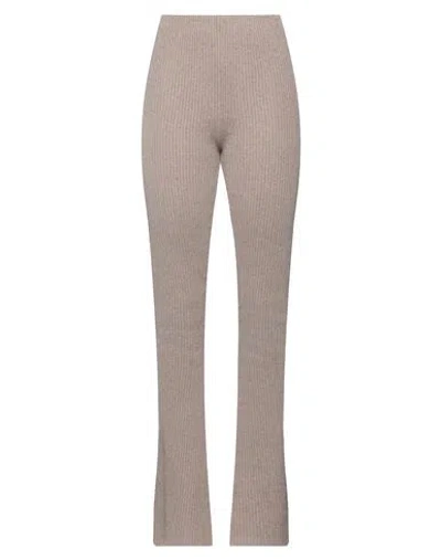 Pinko Woman Pants Khaki Size S Viscose, Polyamide, Wool, Cashmere In Beige