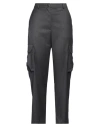Pinko Woman Pants Lead Size 8 Polyester, Viscose, Elastane In Grey