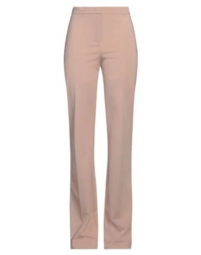 PINKO PINKO WOMAN PANTS LIGHT BROWN SIZE 10 VISCOSE, POLYAMIDE, ELASTANE