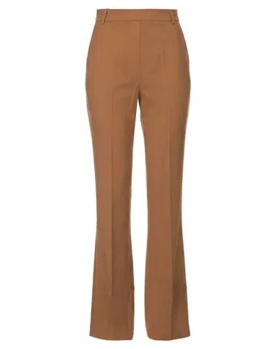 Pinko Woman Pants Light Brown Size 2 Polyester, Viscose, Elastane