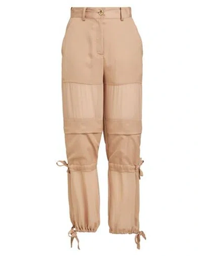 Pinko Woman Pants Light Brown Size 6 Polyester In Neutral